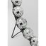 KARE Disco Balls Make-up-Spiegel Freistehend Rund Silber, 4 image