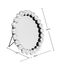 KARE Disco Balls Make-up-Spiegel Freistehend Rund Silber, 6 image