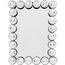 KARE Disco Balls Square Make-up-Spiegel Freistehend Rund Silber