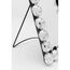 KARE Disco Balls Square Make-up-Spiegel Freistehend Rund Silber, 4 image