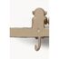 KARE Six Monkeys Gaderobe Wand-montiert 6 Haken Braun, 4 image