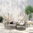 KARE Acapulco Gartenstuhl Netz-Sitz Netz-Rückenlehne Polyethylen, Stahl Natürlich/Natur, 5 image