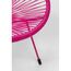 KARE Acapulco Gartenstuhl Netz-Sitz Netz-Rückenlehne Polyethylen, Stahl Pink, 6 image