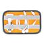 Lowepro GearUp Pouch Mini Geldbörse Nylon, Polyester, Ripstop Grau, Orange, 3 image