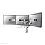 Neomounts NM-D775DX3WHITE Flachbildschirm-Tischhalterung 68,6 cm (27") Tisch/Bank Weiß