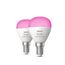 Philips Hue White and Color ambiance E14 - Smarte Lampe Tropfenform Doppelpack - 470