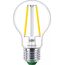 Philips Filament-Lampe, transparent, 40W A60 E27