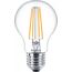 Philips Filament-Lampe, transparent, 60W A60 E27 x2