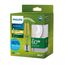 Philips Filament-Lampe transparent 60W G95 E27, 2 image
