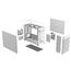 ASUS PRIME AP201 CASE TG WHITE Mini Tower Weiß, 3 image