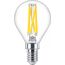 Philips Filament-Lampe Tropfenform, klar 40W P45 E14