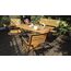 Acamp Lindau Gartenstuhl Terrasse, Lounge Harter Sitz Harte Rückenlehne Holz, Eisen Schwarz, Holz, 2 image