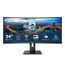 Philips B Line 345B1C/00 Computerbildschirm 86,4 cm (34") 3440 x 1440 Pixel Quad HD LCD Schwarz