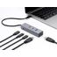 DeLOCK 64378 Schnittstellen-Hub USB Typ-C 5000 Mbit/s Grau, 2 image