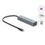 DeLOCK 64379 Schnittstellen-Hub USB Typ-C 10000 Mbit/s Grau
