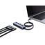 DeLOCK 64384 Schnittstellen-Hub USB Typ-C 10000 Mbit/s Grau, 3 image