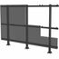 Peerless LEDFWL-3X3 Halterung für Schilderdisplays 139,7 cm (55") Schwarz