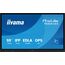 iiyama TE5513A-B3AG Signage-Display Interaktiver Flachbildschirm 138,7 cm (54.6") LCD WLAN 500 cd/m² 4K Ultra HD Schwarz Touchscreen Eingebauter Prozessor Android 24/7
