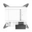 HP LaserJet Enterprise 6800zfsw Wireless Multifunction Farbe Drucker, Kopierer, Scanner; Duplex, 4 image
