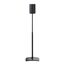 SANUS WSSE1A1 Flur Schwarz, Farbe: Schwarz