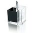 Wedo 60 6001 Stiftehalter Acryl Schwarz, Transparent