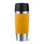 EMSA Travel Mug Classic 36 ml Edelstahl, Gelb, Farbe: Edelstahl, Gelb