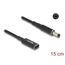 DeLOCK Adapterkabel für Notebook Ladekabel USB Type-C Buchse zu 5,5 x 2,1 mm Stecker 15 cm, 2 image