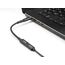 DeLOCK Adapterkabel für Notebook Ladekabel USB Type-C Buchse zu 5,5 x 2,5 mm Stecker 90° gewinkelt 15 cm