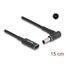 DeLOCK Adapterkabel für Notebook Ladekabel USB Type-C Buchse zu Samsung 5,5 x 3,0 mm Stecker 90° gewinkelt 15 cm, 2 image
