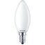 Philips Filament-Kerzenlampe, B35 E14, Milchglas, 60 W
