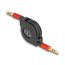 DeLOCK Audio Aufrollkabel 3,5 mm 3 Pin Klinkenstecker zu Klinkenstecker 90 cm, 2 image