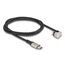 DeLOCK USB 2.0 Kabel USB Type-C Stecker zu Stecker 180° gewinkelt 1 m PD 3.0 60 W, Farbe: Schwarz, Länge: 1 m, 2 image