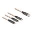 DeLOCK USB RGB Ladekabel 3 in 1 Typ-A zu Lightning / Micro USB / USB Type-C 1,20 m