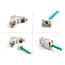 DeLOCK Keystone Modul RJ45 Buchse zu LSA Cat.6A werkzeugfrei blau Set 10 Stück, Farbe: Blau, 5 image