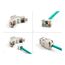DeLOCK Keystone Modul RJ45 Buchse zu LSA Cat.6A werkzeugfrei grau Set 10 Stück, Farbe: Grau, 5 image