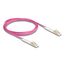 DeLOCK LWL Kabel LC Duplex zu LC Duplex Multimode OM4 winkelbar 2 m, Länge: 2 m, 2 image