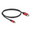 DeLOCK USB Type-C zu DisplayPort Kabel (DP Alt Mode) 8K 30 Hz mit HDR Funktion 1 m rot, Länge: 1 m, 2 image