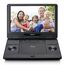 Lenco BRP-1150BK Tragbarer DVD-/Blu-Ray-Player Tragbarer Blu-Ray-Player Cabrio 29,2 cm (11.5") 1024 x 600 Pixel Schwarz, 3 image
