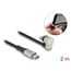 DeLOCK Daten- und Ladekabel USB Type-C™ zu Lightning™ für iPhone™ und iPad™ 180° gewinkelt 2 m MFi, 3 image