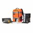DICOTA P20471-18 Rucksack Schwarz, Grau, Orange Recyceltes Polyethylenterephthalat (rPET), 5 image