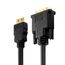 PureLink PI3000-100 Videokabel-Adapter 10 m HDMI Typ A (Standard) DVI-D Schwarz, Farbe: Schwarz, Länge: 10 m