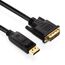 PureLink FlexInstall PI5200-020 Videokabel-Adapter 2 m DVI-D DisplayPort Schwarz, 2 image