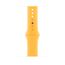 Apple 45 mm Sportarmband Warmgelb – M/L, Farbe: Gelb
