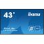 iiyama PROLITE LE4341S-B2 Digital Signage Flachbildschirm 108 cm (42.5") LCD 350 cd/m² Full HD Schwarz 18/7, 2 image