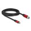 DeLOCK USB 5 Gbps Kabel USB Type-C Stecker zu USB Typ-B Stecker 3 m rot Metall, Länge: 3 m, 2 image