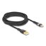 DeLOCK USB 2.0 Kabel Typ-A Stecker zu USB Type-C Stecker mit Schnellladefunktion 60 W transparent 3 m, Länge: 3 m