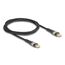 DeLOCK USB 2.0 Schnellladekabel USB Type-C Stecker zu Stecker transparent PD 3.0 100 W 1 m, Länge: 1 m