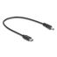 DeLOCK USB Type-C Stromkabel zu DC 3,0 x 1,1 mm Stecker 27 cm, 2 image