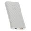 Xtorm 15W FastCharge Go2 Powerbank 10.000 - Aschweiß, Farbe: Weiß