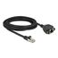 DeLOCK Netzwerk Verlängerungskabel S/FTP RJ45 Stecker zu RJ45 Buchse Cat.6A 3 m schwarz, Länge: 3 m